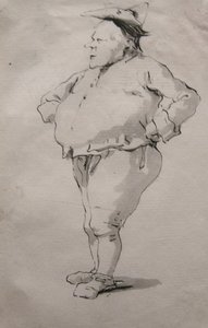 Karykatura mężczyzny autorstwa Giovanni Battista Tiepolo